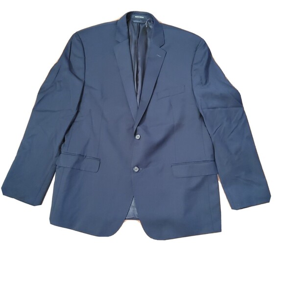 Lauren Ralph Lauren Men's Slim Wool Suit Jacket Blazer Sports Coat 46R Navy Blue